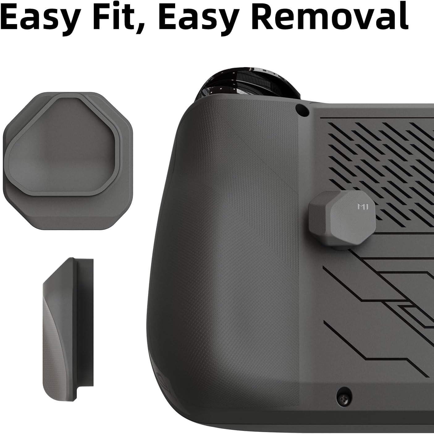 Skull & Co. Back Button Enhancement Set for ROG Ally X, Improvement Button Protection Kit for ROG Ally X - Black, 4Pcs - Neon Yellow image number 6