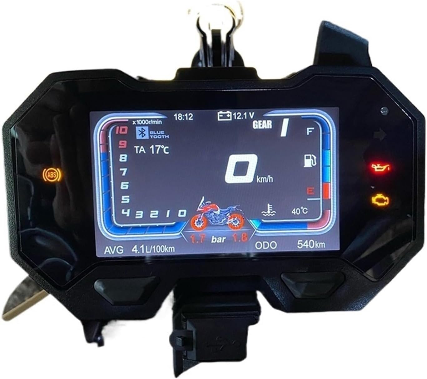 Motorcycle TPU Film Cluster Scratch Protection Film Screen Meter Dashboard for LONCIN Voge 500DS 650DS 500 DS 650 DS Accessories Cluster Screen Protection Film image number 5