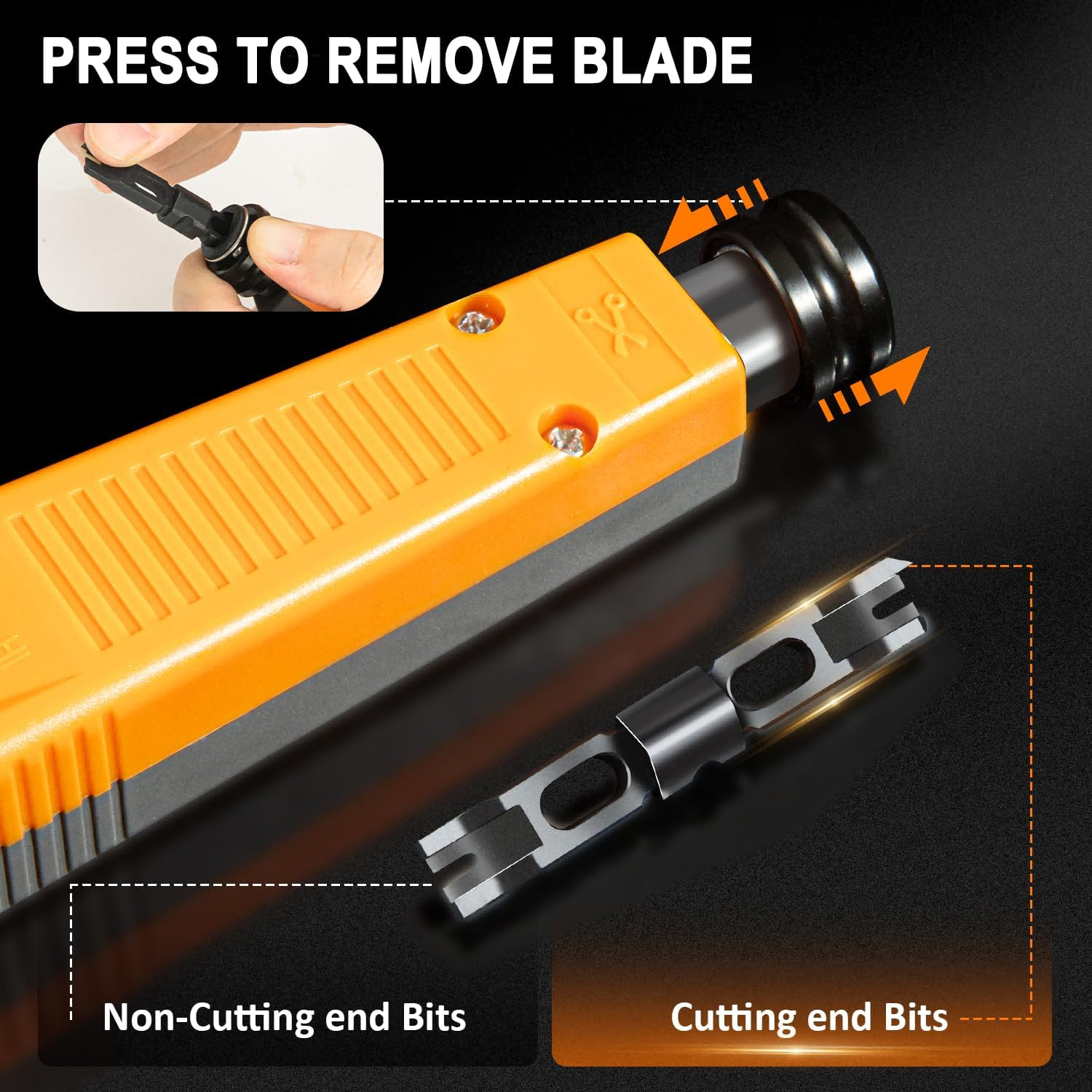 110 Punch down Tool, Smooth-Cutting, Durable, Easy-To-Use Klein Punch down Tool, Ethernet Tool for Cat5/Cat6/Rj45 and Other Terminations, Engineers Trust It, DIY Enthusiasts Rely on It