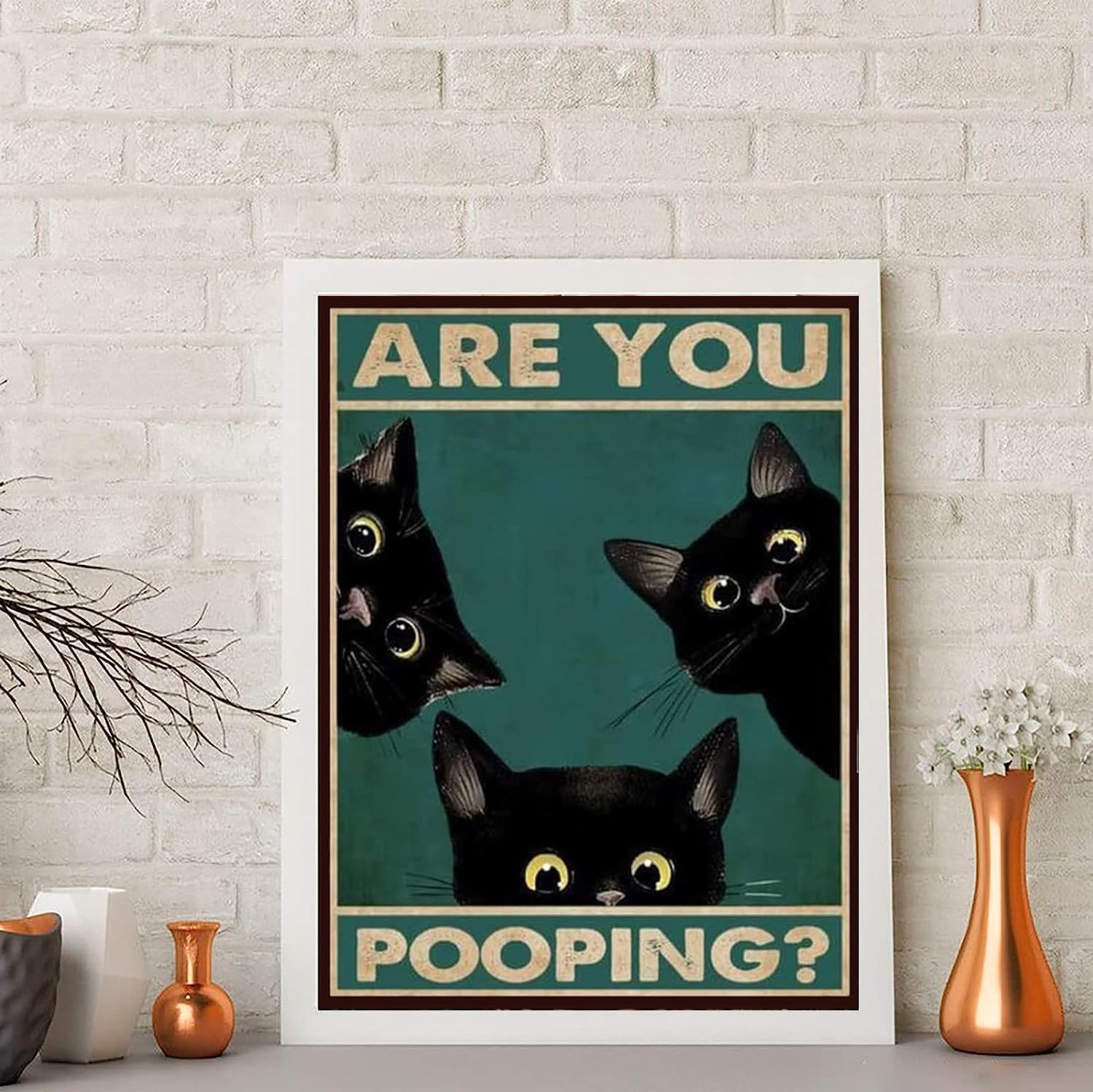 Diamond Painting Kits for Adults, Cats Full Drill round Diamond Art Diamond Dots Suitable Home Wall Decor Gem Art 12X16Inch image number 5