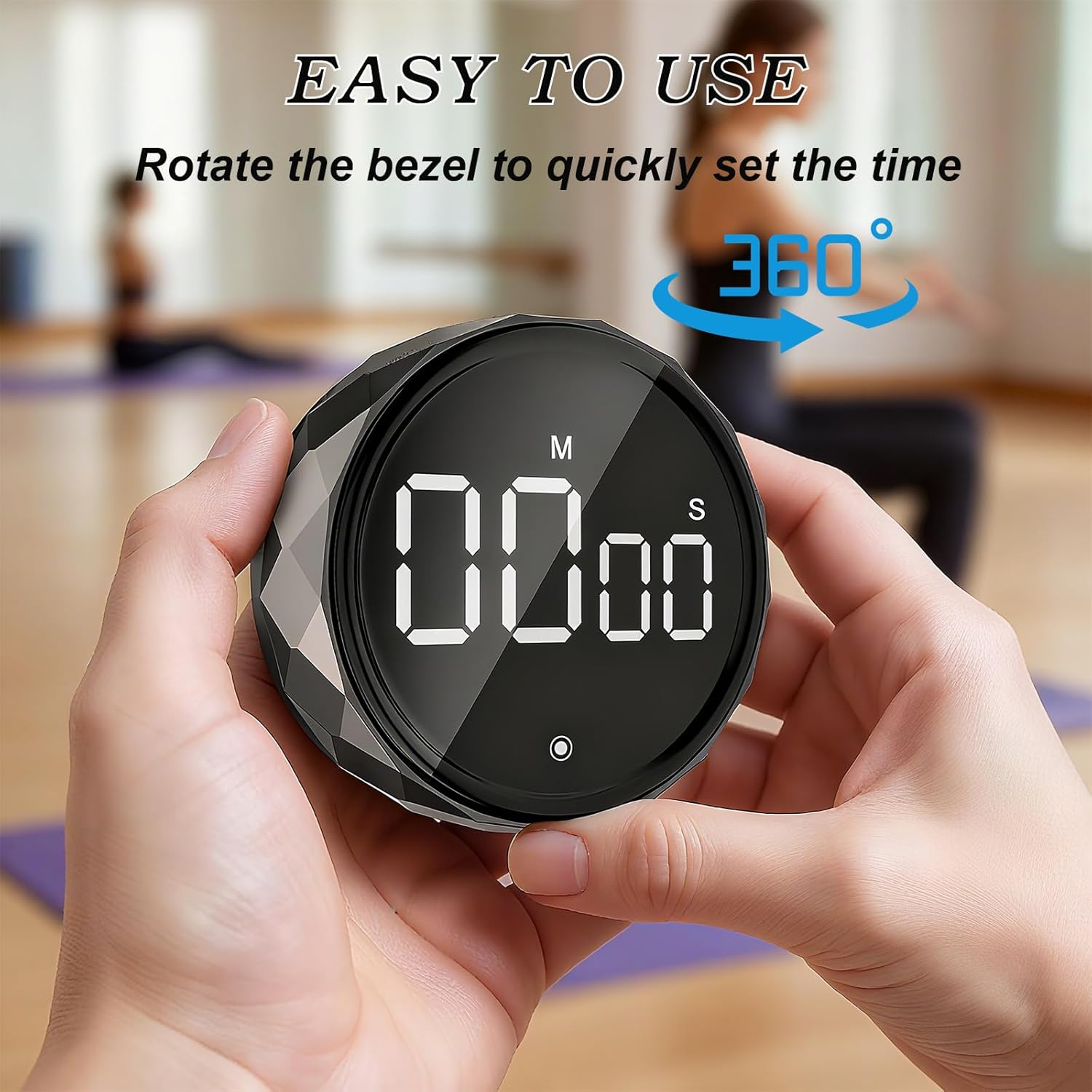 Digital Kitchen Timers, Magnetic Visual Timers Large LED Display 3 Volume Adjustable, Countdown Countup Timer for Classroom Cooking Baking Studying Teaching Gym Office Easy for Seniors and Kids to Use image number 1