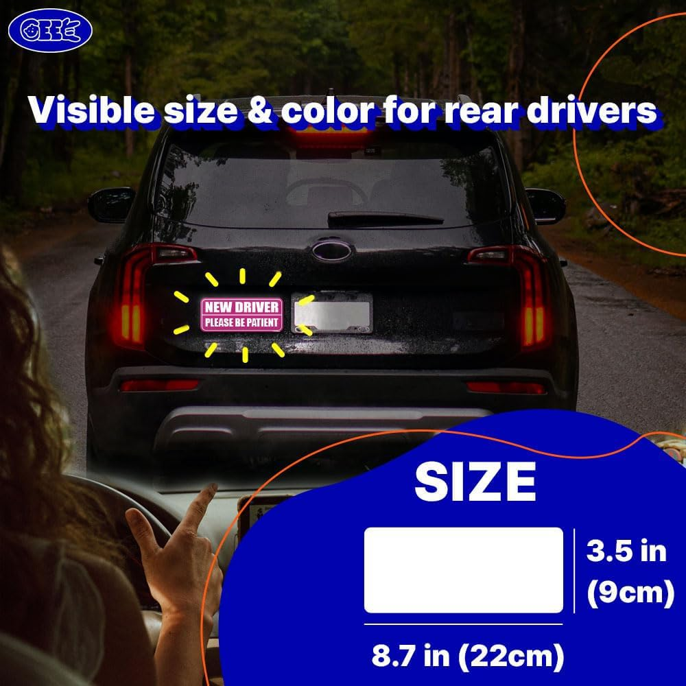 New Driver Magnet_Rectangular Type (1 Pack) (Pink/Pink) image number 3