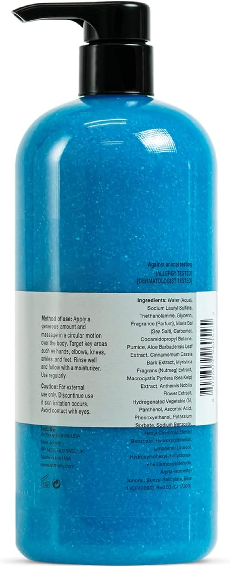 Anthony Blue Sea Kelp Body Scrub, 946 Ml image number 5