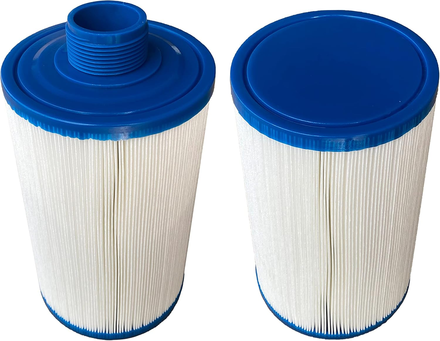 Malaka Hot Tub Filter Cartridge Compatible with C400, 205 X 125 Mm, Closed Flat Top, with 46.5Mm MPT Thread, 2-Pack image number 2