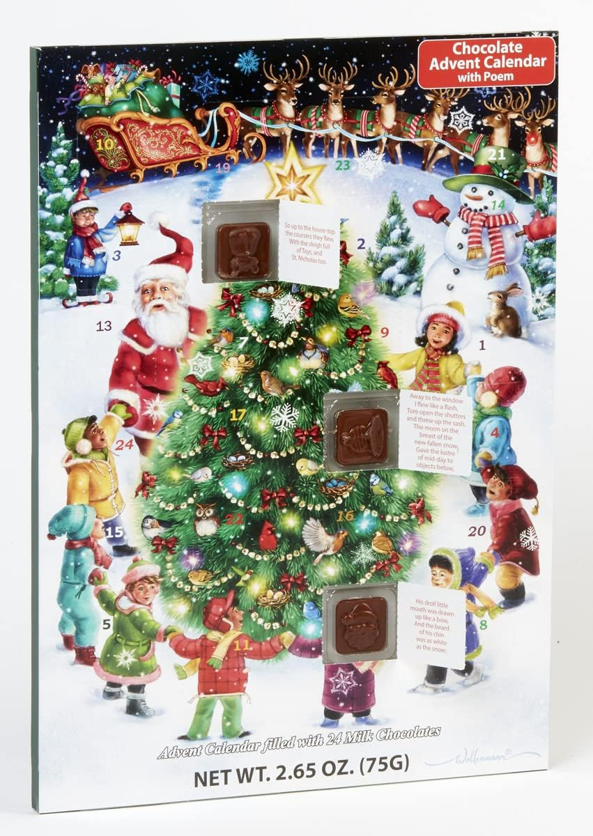 Gather round the Tree Food Chocolate Advent Calendar (Countdown to Christmas) image number 2