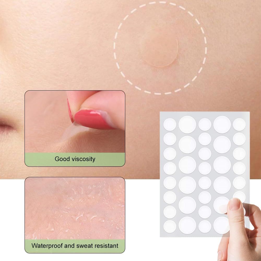 Pimple Patches for Face 150 Pack &ndash; Hydrocolloid Pimple Stickers for Blemish Care, Oil Absorbing Spot Dots for Clear Looking Skin, Gentle on Sensitive Skin (72 Patches) image number 5