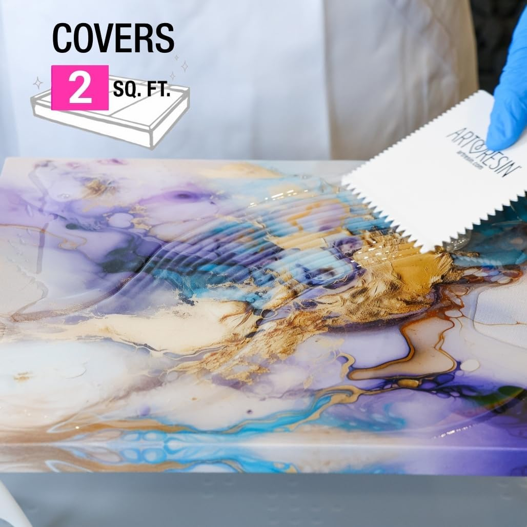 Artresin - Epoxy Resin - Clear - Non-Toxic - 8 Oz (4 Oz Resin + 4 Oz Hardener) (236 Ml) image number 6