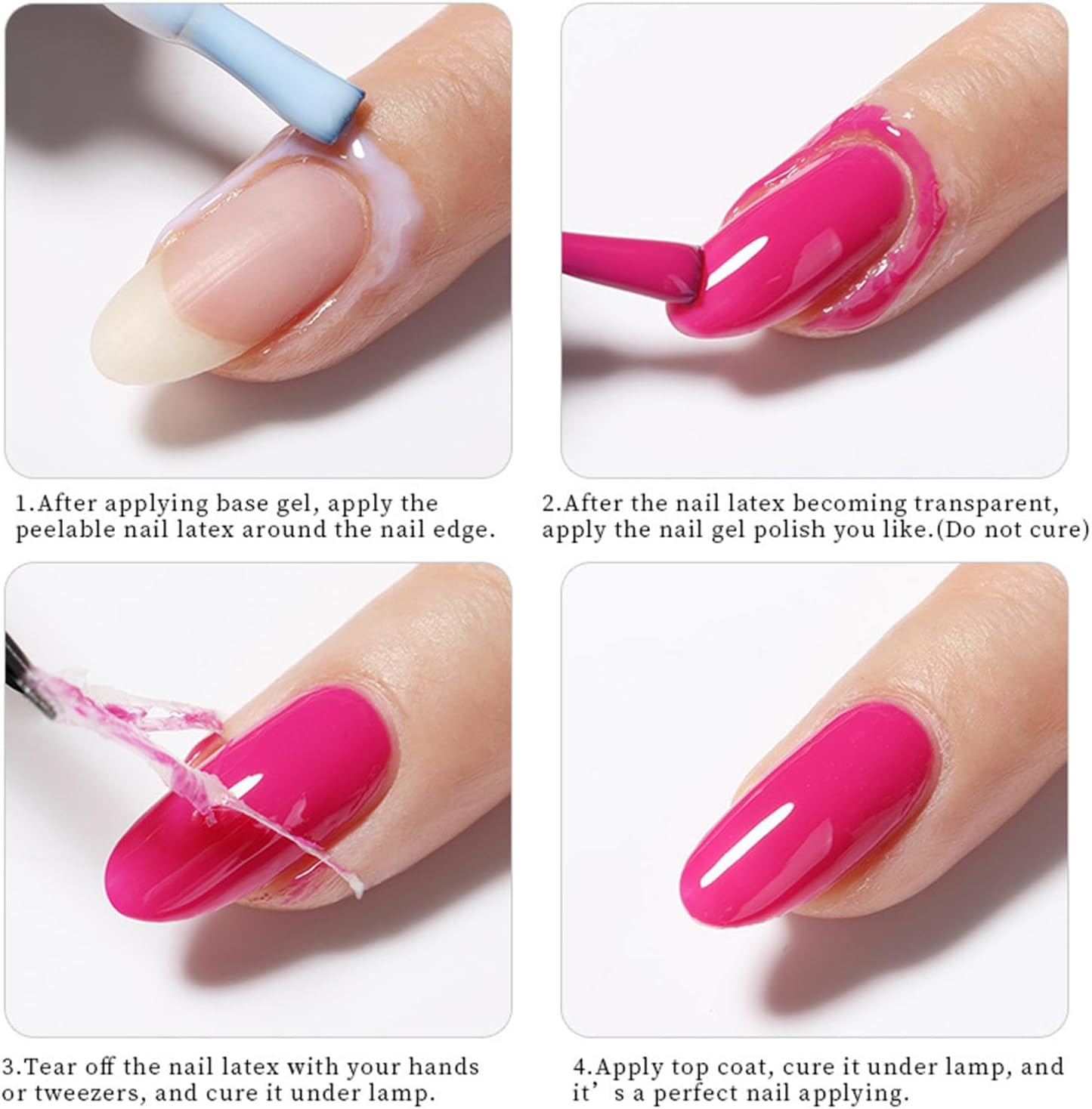 Nail Polish Barrier - Cuticle Manicure Protector | Peel off Base Coat | 7Ml Nail Latex | Cuticle Guard | Polish Guard for Salon Home | Skin Barrier Protector image number 1