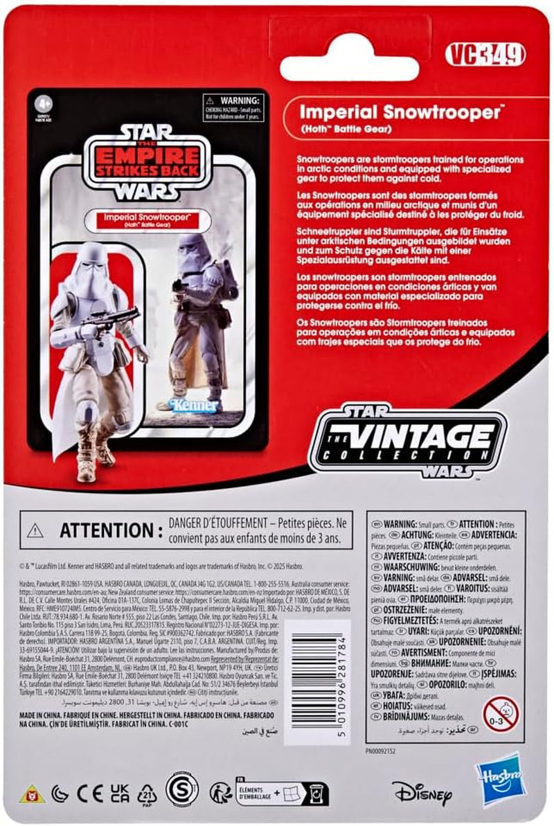 Star Wars the Vintage Collection Imperial Snowtrooper (Hoth Battle Gear), Star Wars: the Empire Strikes Back 3.75 Inch Collectible Action Figure image number 4