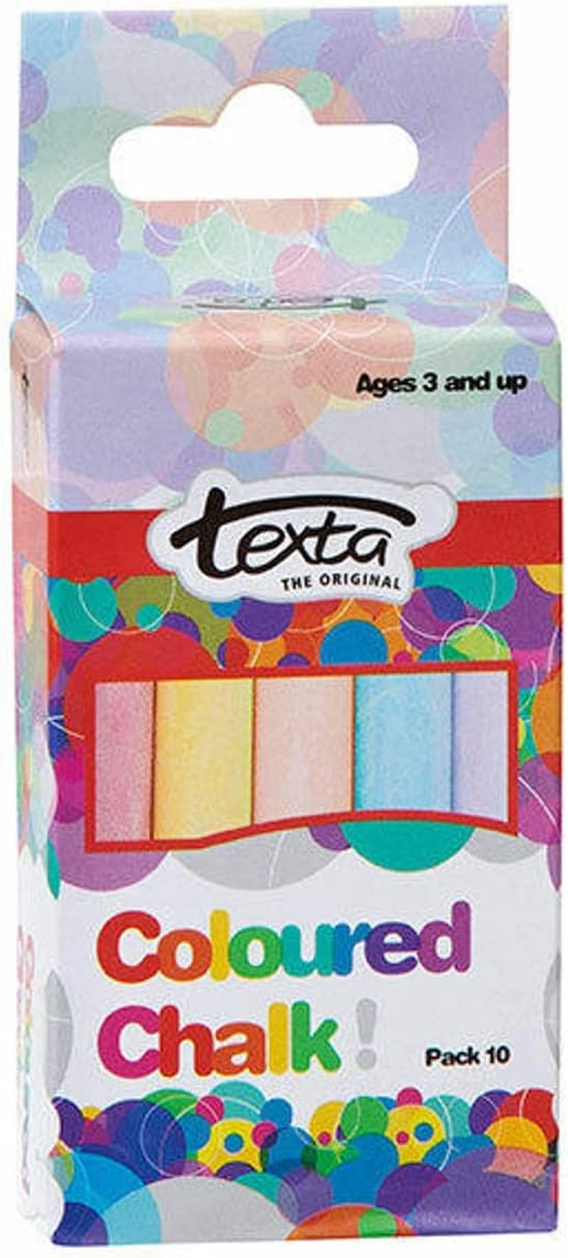 Texta Chalk 10 Pack, Assorted image number 3