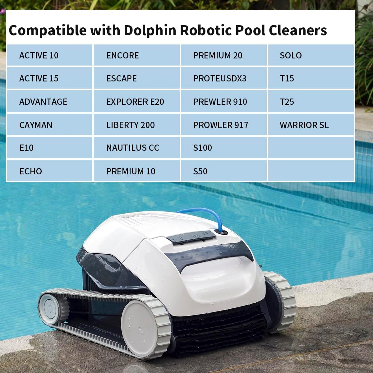 Wuyan Ultra Fine Filtration Basket Compatible with Dolphin Robotic Pool Cleaners,For S50, S100, Active 10, Active 15, Echo, Encore, Solo,Part Number: 9991459-R1 image number 6