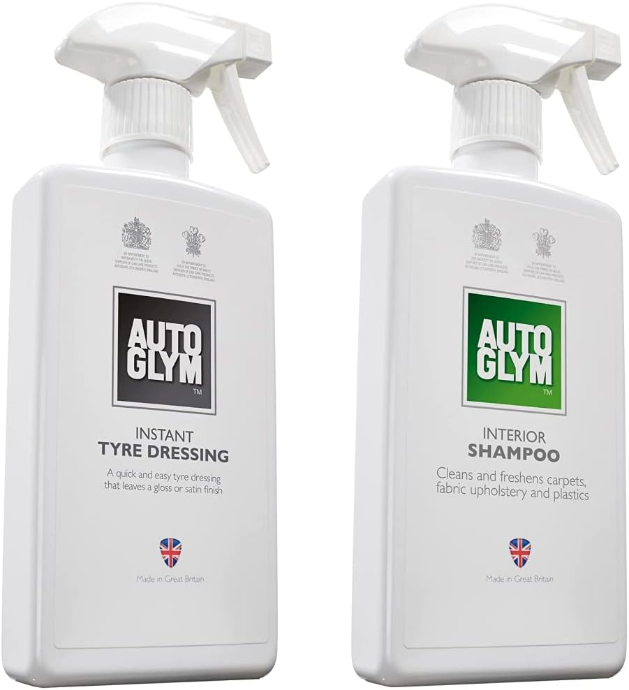 Autoglym Instant Tyre Dressing 500Ml & Interior Shampoo 500Ml image number 1