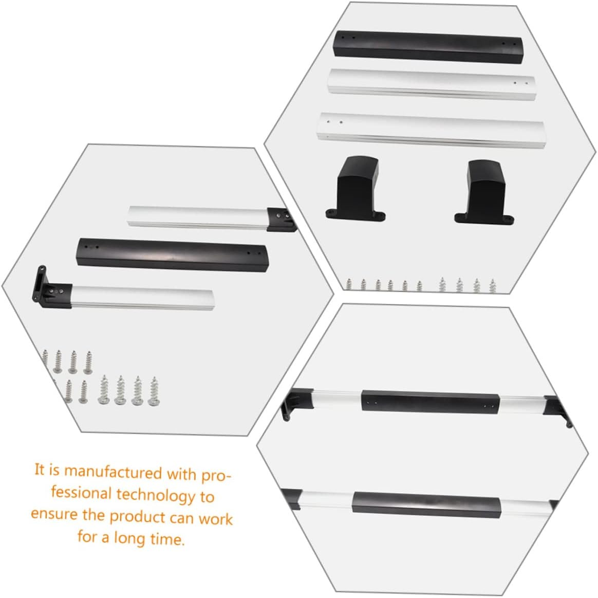 IWOWHERO Rv Screen Door Handle Adjustable Grip Non-Slip Handle for Rv Screen Door Slider Panel Durable Grab Bar for Motorhome Camper and Trailer Use image number 2