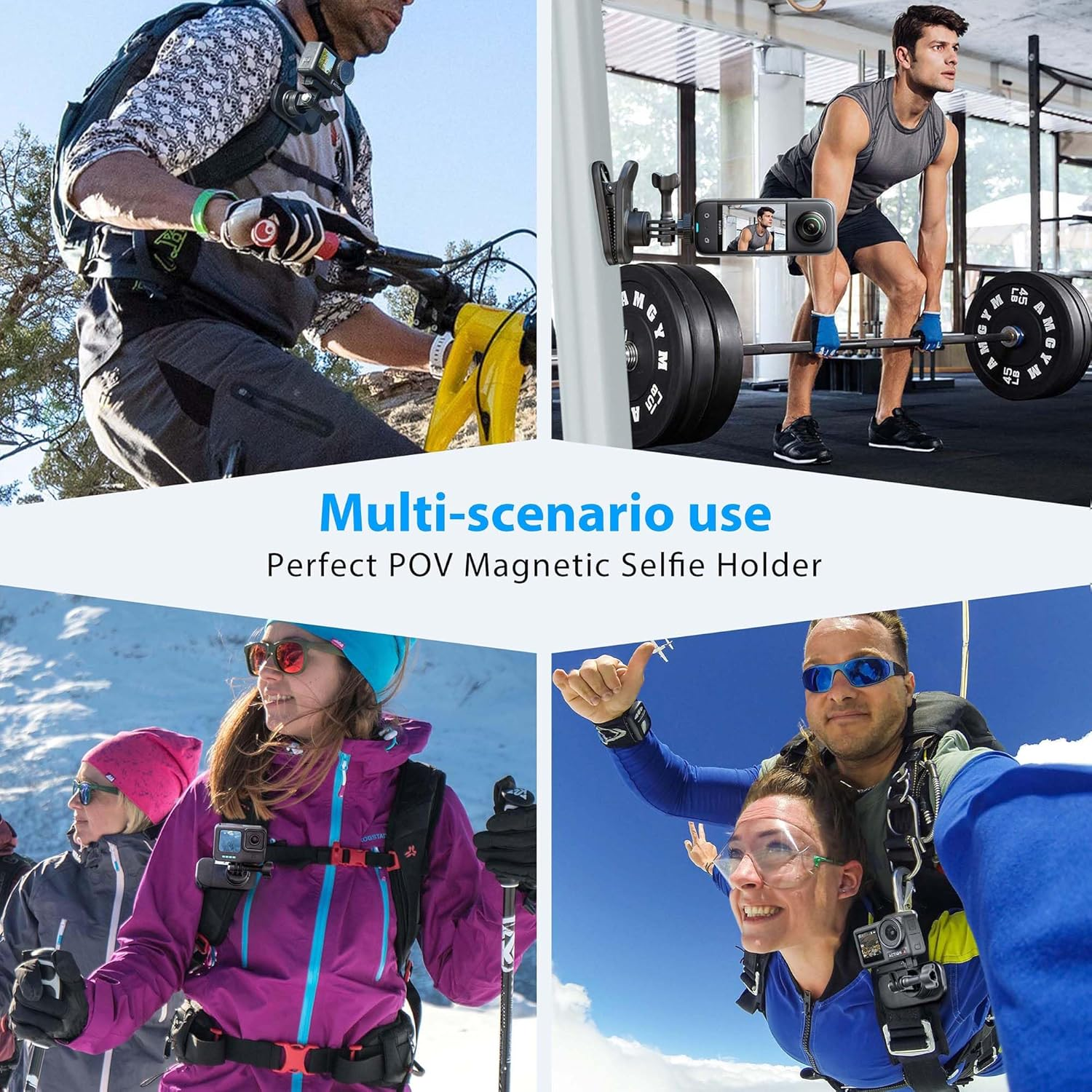 STARTRC OSMO Pocket 3 360&deg; Rotation Backpack Clip Mount Shoulder Strap Accessories for DJI Pocket 3/OSMO Pockt/Action Cameras, Black image number 3