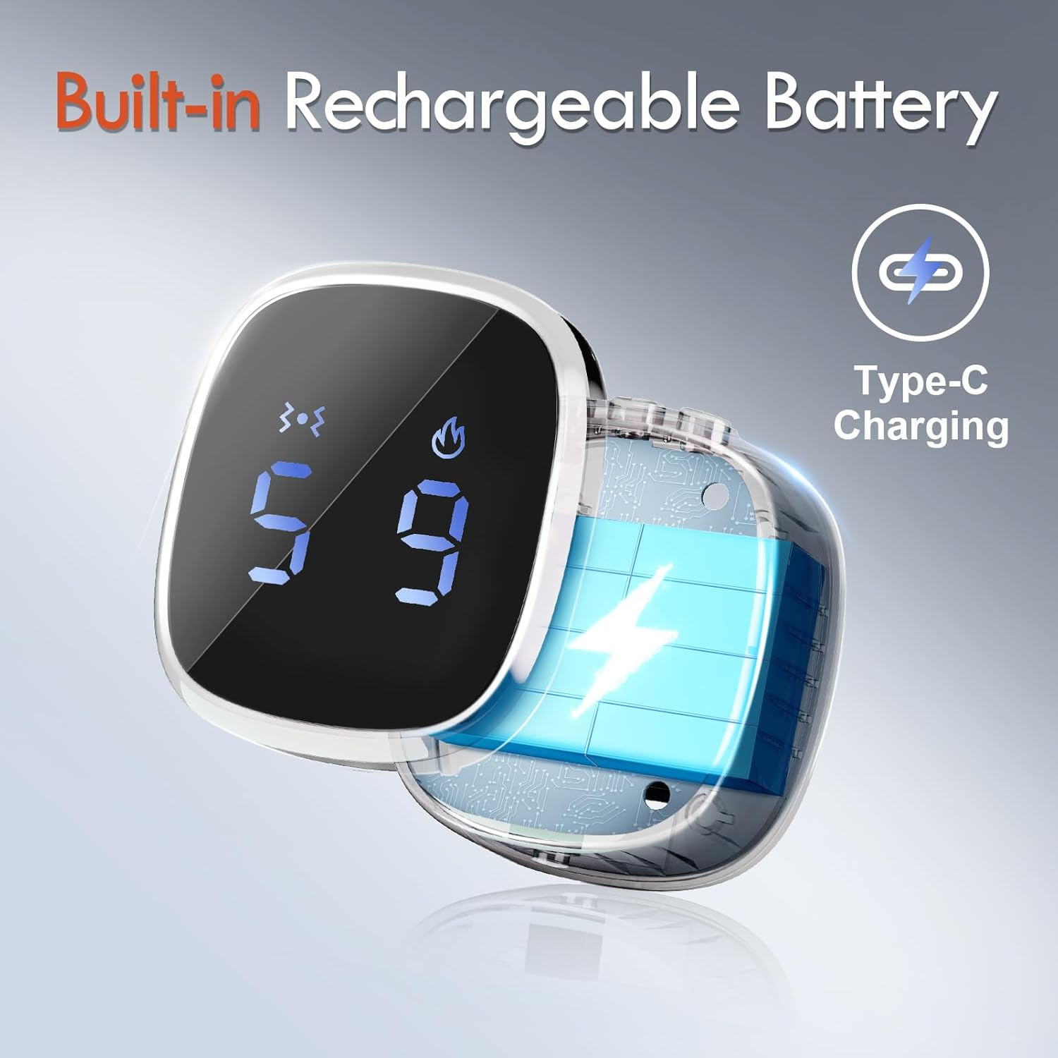 Comfytemp Cordless Portable Heating Pad for Back Pain Relief, 9 Heat 5 Vibration,Period Pain Relief Heating Pad APP Control, Lower Back Massager with Heat Wireless, Ideal Presents for Women and Men image number 6