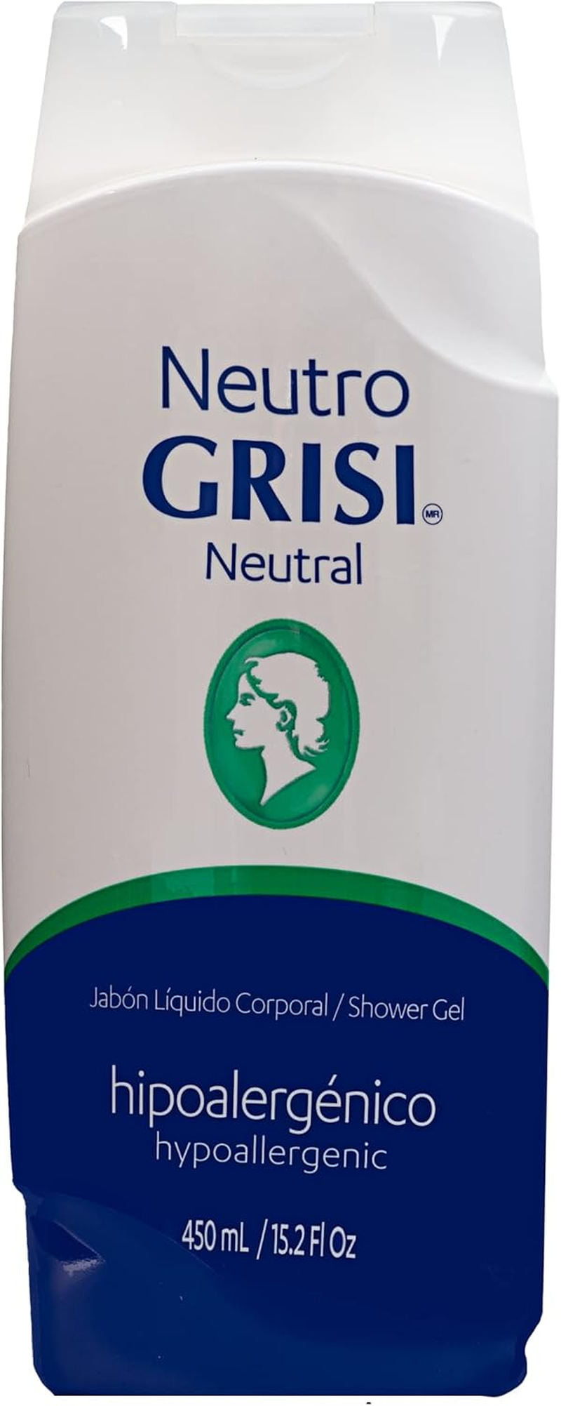Grisi Neutral Shower Gel, 2-Pack of 15.2 Fo Bottles