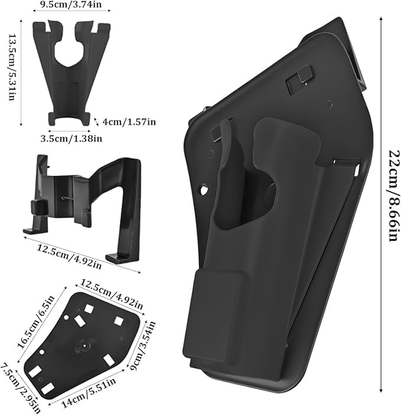 Crovakeu 1PCS Fishing Rod Holster for Belt - Adjustable Waist Mount with Quick Draw Clip | Hands-Free Bank Fishing Accessory, Secure Lock Fits Fly & Surf Rods image number 3