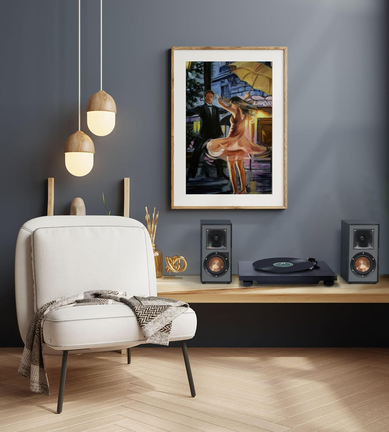 Klipsch R-41M Powerful Detailed Bookshelf Home Speaker Set of 2 Black image number 1