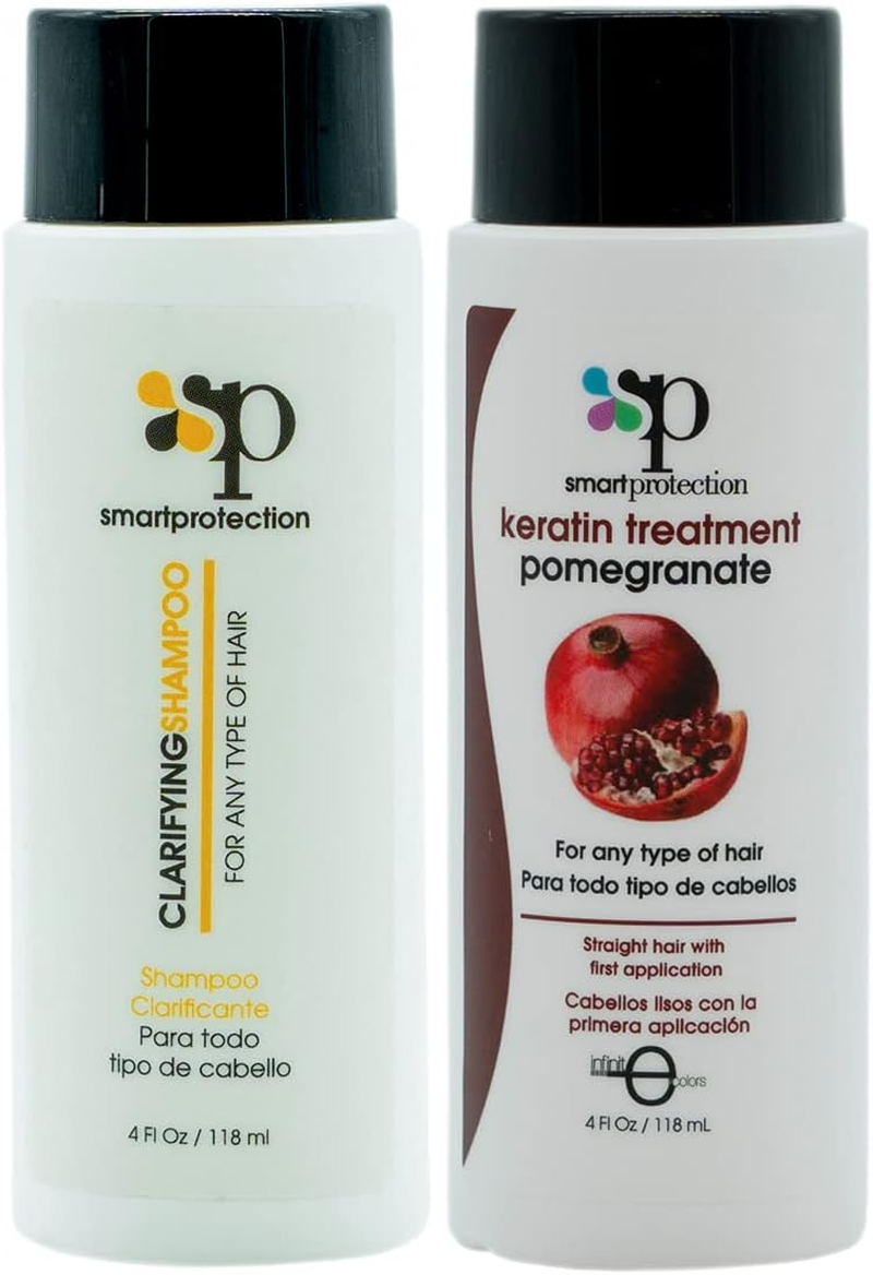 Pomegranate Medium Strength Keratin Treatment with Clarifying Shampoo 120Ml by Smart Protection image number 2