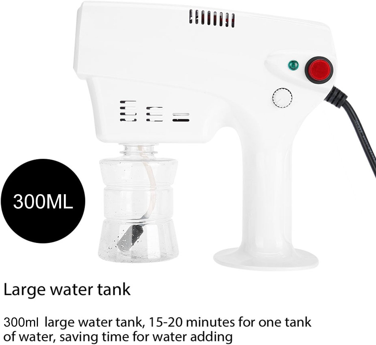 Pongnas Hair Steamer Nano Steam Gun, 300Ml Multifunctional Hair Coloring Dyeing Steamer Humidifer Hair Care Tool for Hair Dyeing, Hair Color, Hair Care Treatment(Uk Plug) image number 6