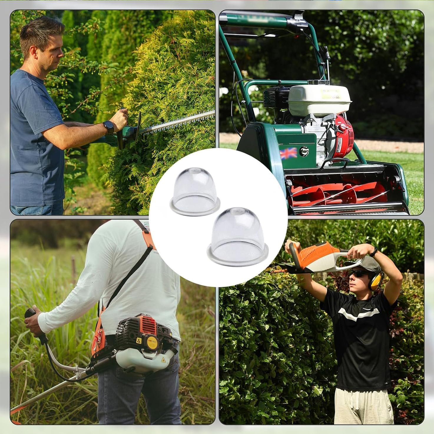 WADY Carburetor Primer Bulb Replacement, 20Pcs Carburetor Primer Bulbs Replacement for Primer Gas Fuel Bulb Pump Bulbs, Petrol Fuel Primer Bulb,Carburetor Primer Bulb Pump,Carburetor Oil Cup image number 2