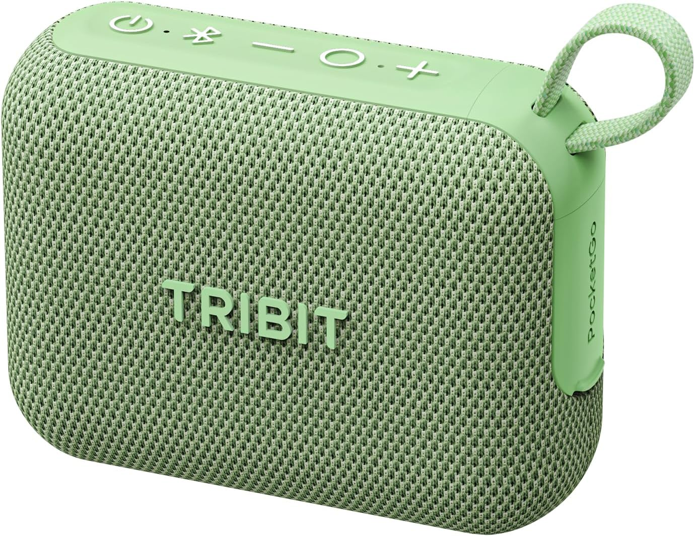 Tribit Pocketgo Portable Bluetooth Speaker, 20H Playtime, IP68 Waterproof/Dustproof, Wireless, BT6.0, Shower, Powerful Sound, Custom EQ, TWS, Support TF Card, Floatable, Type-C, Travel/Outdoors/Home