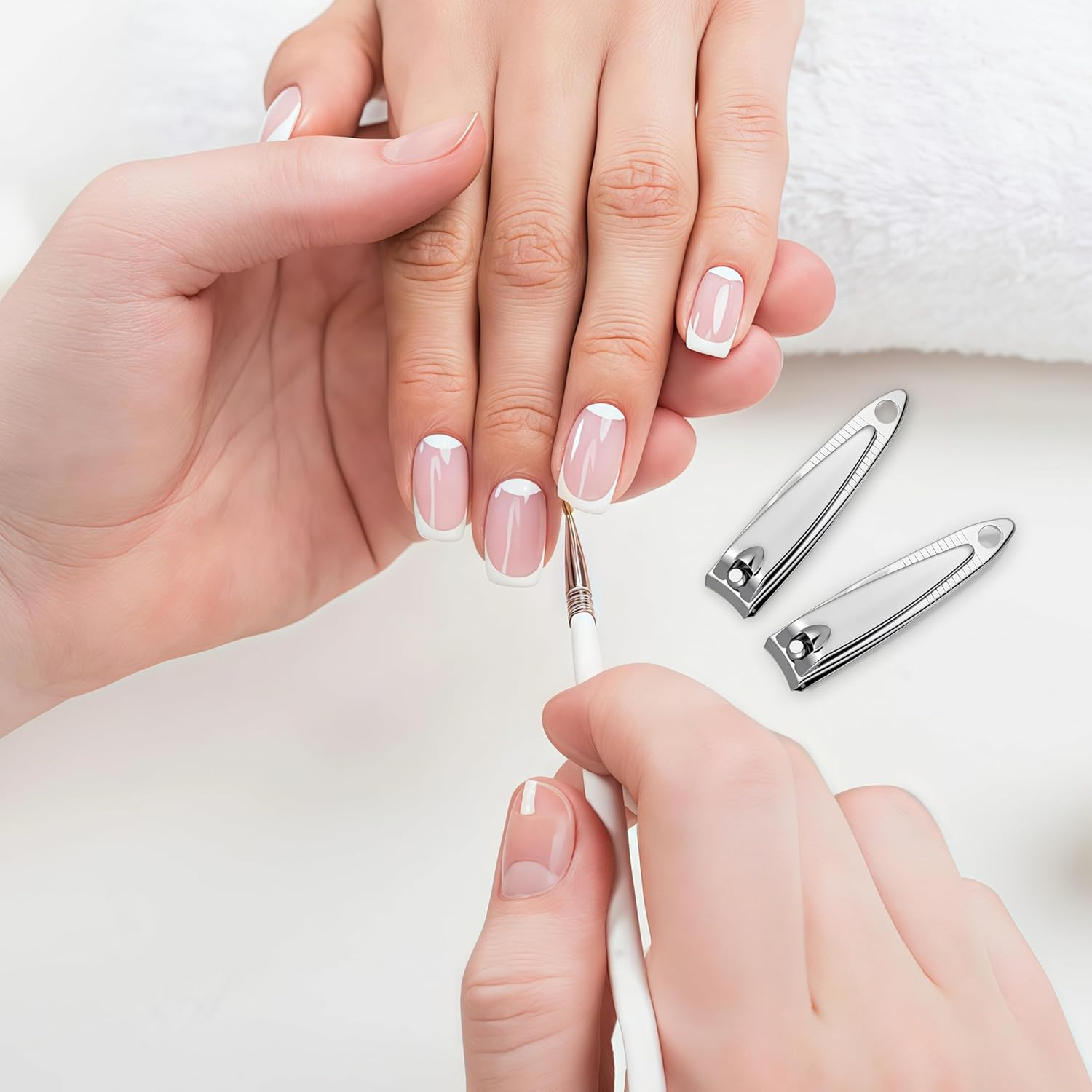 AVERZELLA Travel Nail Clippers Set 20 Pack for Men Women, Small Toenail Clippers Fingernail Clippers in Bulk Flat Edge, Mini Finger & Toe Nail Clippers for Homeless Care Package Supplies Bulk image number 3