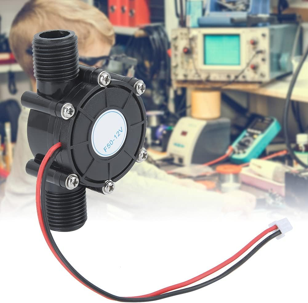 DC Electric Micro Hydroelectric, High Performance Water Turbine Generator Black Long Life Watercourse 12V 10W for Light and Sound System for Bathroom image number 2