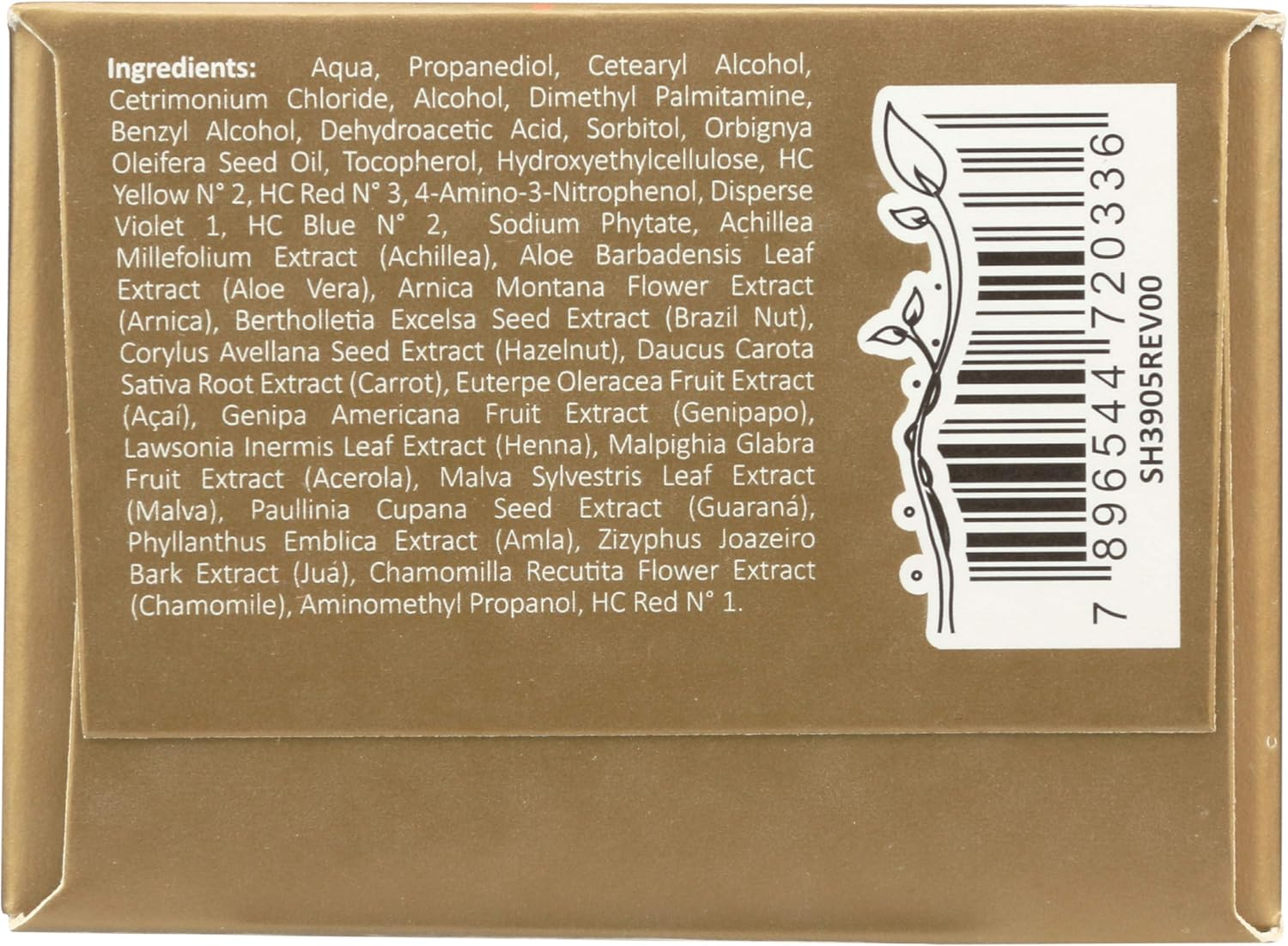 Surya Brasil - Henna Cream Hair Coloring with Organic Extracts Mahogany - 2.31 Oz. image number 4