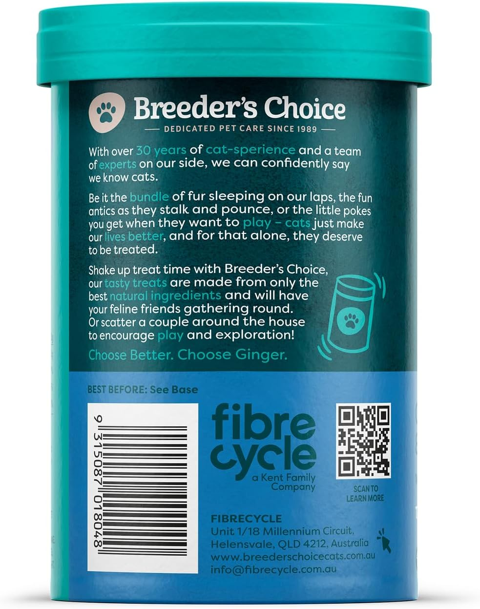 Breeder'S Choice Chicken with Tuna and Egg Tasty Treats for Cats 120 G image number 1