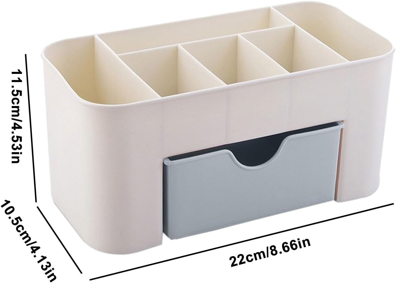 Makeup Organiser - Makeup Storage Box, Cosmetic Storage Organiser | Cosmetic Brush Holder Desk Organiser, Cosmetic Storage Box Drawer Type, Vanity Organiser for Cosmetics, Lipsticks, Jewellery, Pink, - Green image number 4