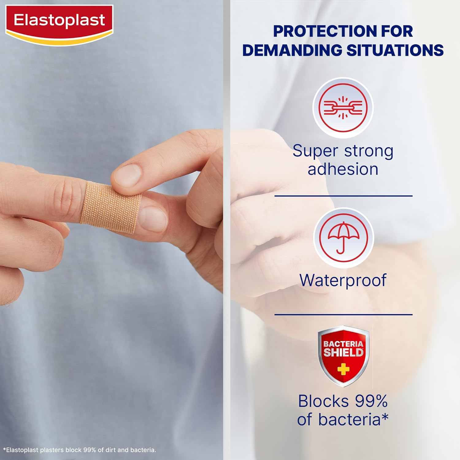 Elastoplast Extra Tough Waterproof Plaster 6Cm X 80Cm image number 6
