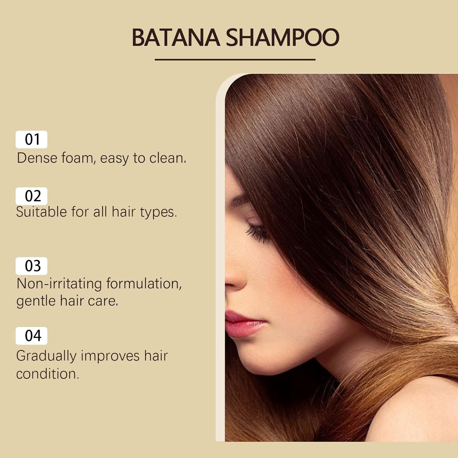 Rosemary Shampoo for Hair Growth, Natural Batana Shampoos with Rosemary Extraction to anti Loss, Gentle Cleansing, Moisturize and Strengthen Hair, Repair Damaged Hair for Thicken, Healthy (2Pcs) image number 1