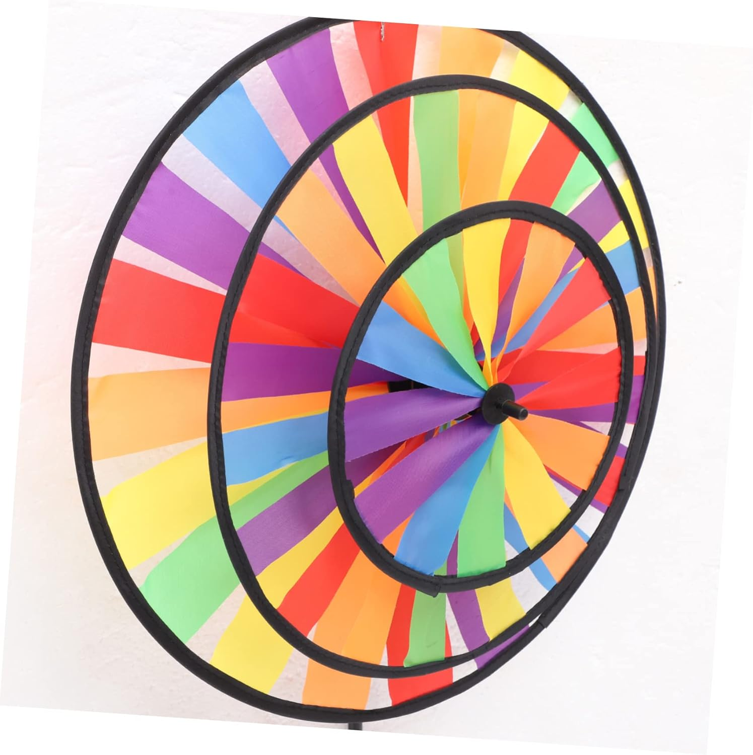 Ibasenice Toys Windmill for Yard Vibrant Colorful Windmill Cloth Wind Spinner Garden Decor Large Outdoor Pinwheels Spinners for Boys and Girls image number 2