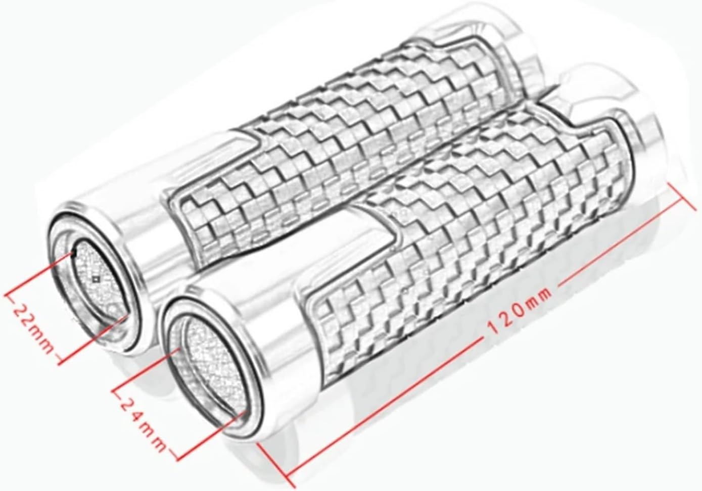 Jiningfushengdianzi Compatible with Kawasaki Ninja 250R 300 ER6 650 ZX6 ZX7 ZX9 ZX10 ZX12 ZX14 Z650 7/8'' 22MM Universal Motorcycle Handlebar Handle Grips End(Green) image number 1