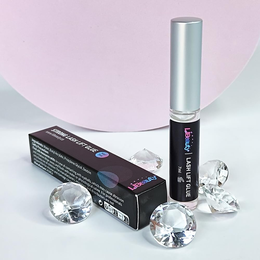 Libeauty Eyelash Lift Glue, 7Ml Lash & Brow Adhesives Super Sticky Adhesive Dissolves Quickly Dry (0.24 Oz) image number 2