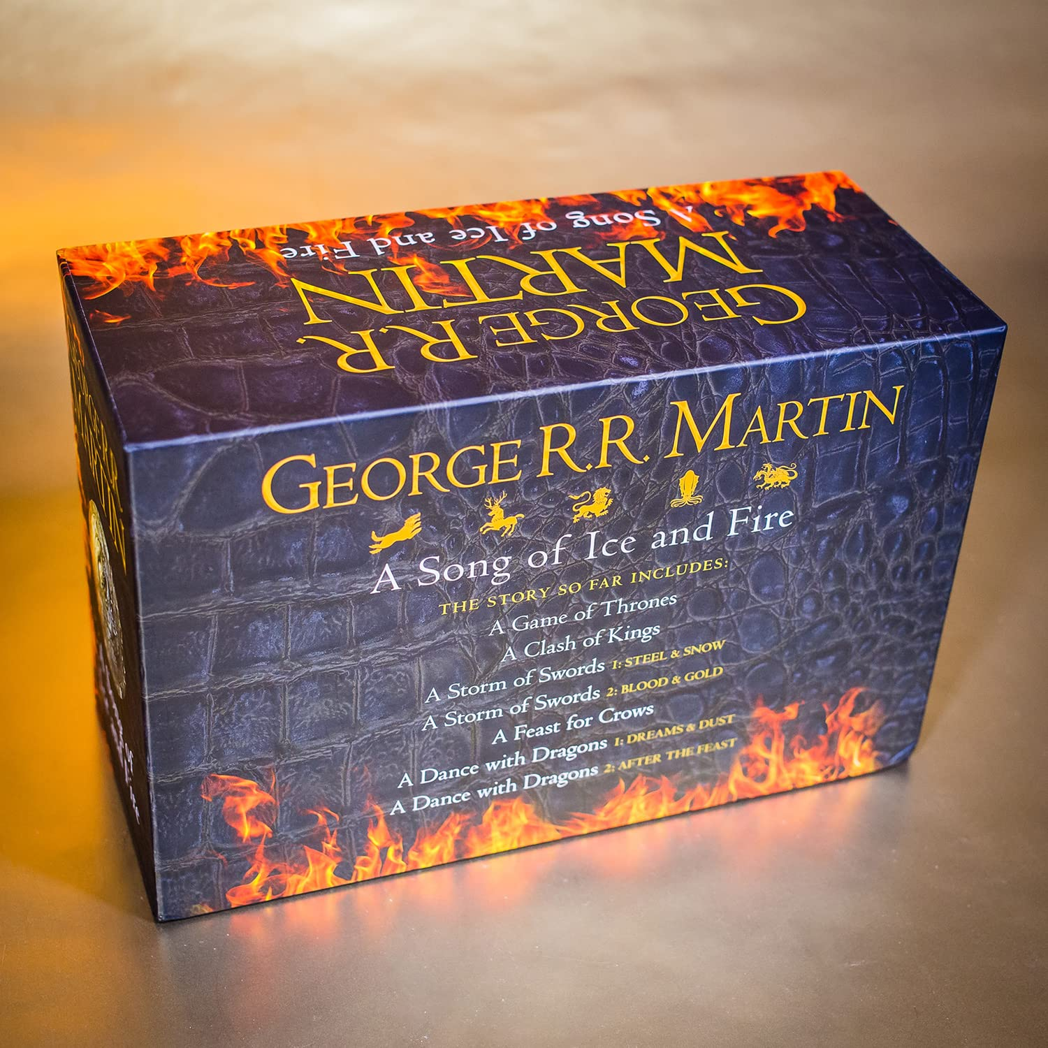 A Game of Thrones the Story Continues. a Song of Fire and Ice. 7 Volume Boxed Set