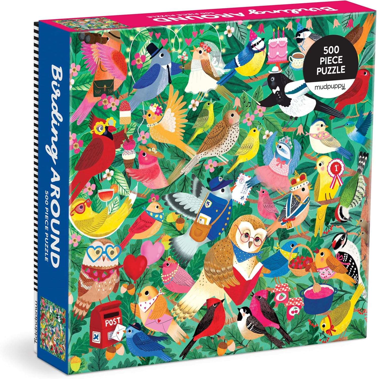 Happy Bird Day 500 Piece Family Puzzle image number 3