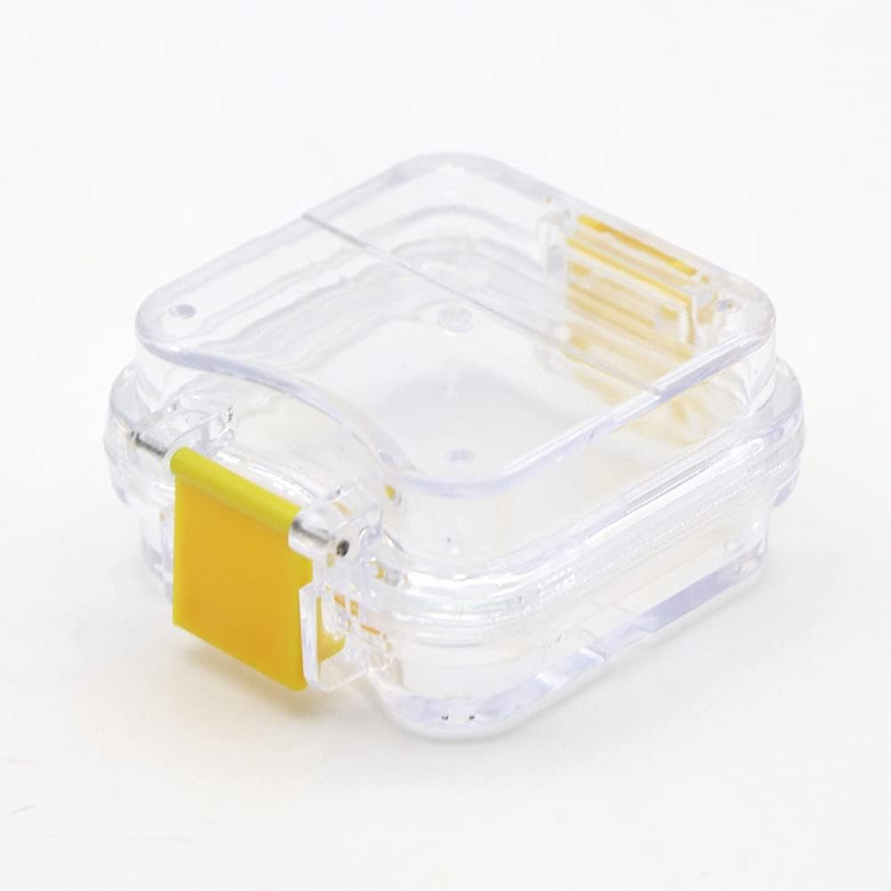 Anlayliay 10Pcs Plastic Denture Tooth Box with Film Denture Storage Box Dental Implant Membrane Tooth Box image number 1