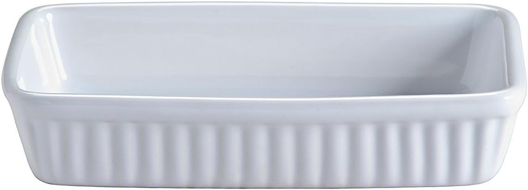 Mason Cash Classic Collection Stoneware Rectangular Roaster, 32.3 X 17.2X 6.6Cms, White 28417