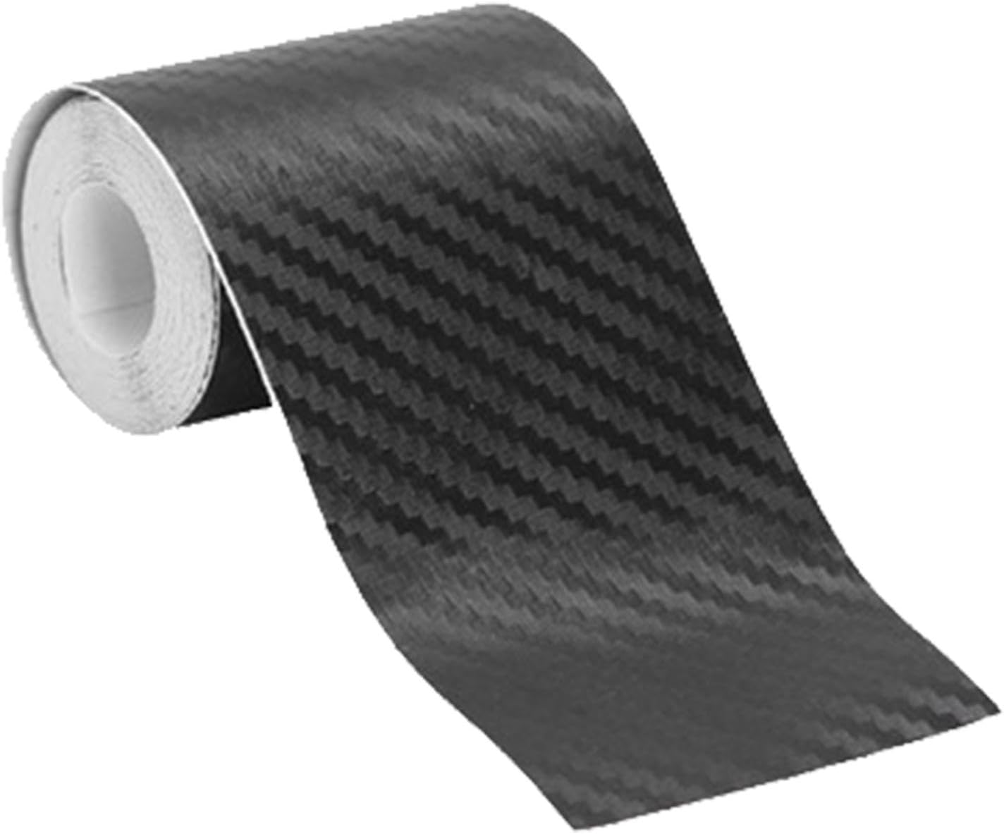 Maciun Car Carbon Fiber Tape - 3D Wrap Detailing Film, Adhesive Twill Weave Sheet Sticker, Protection Tape for Trunk Bumper Dashboard