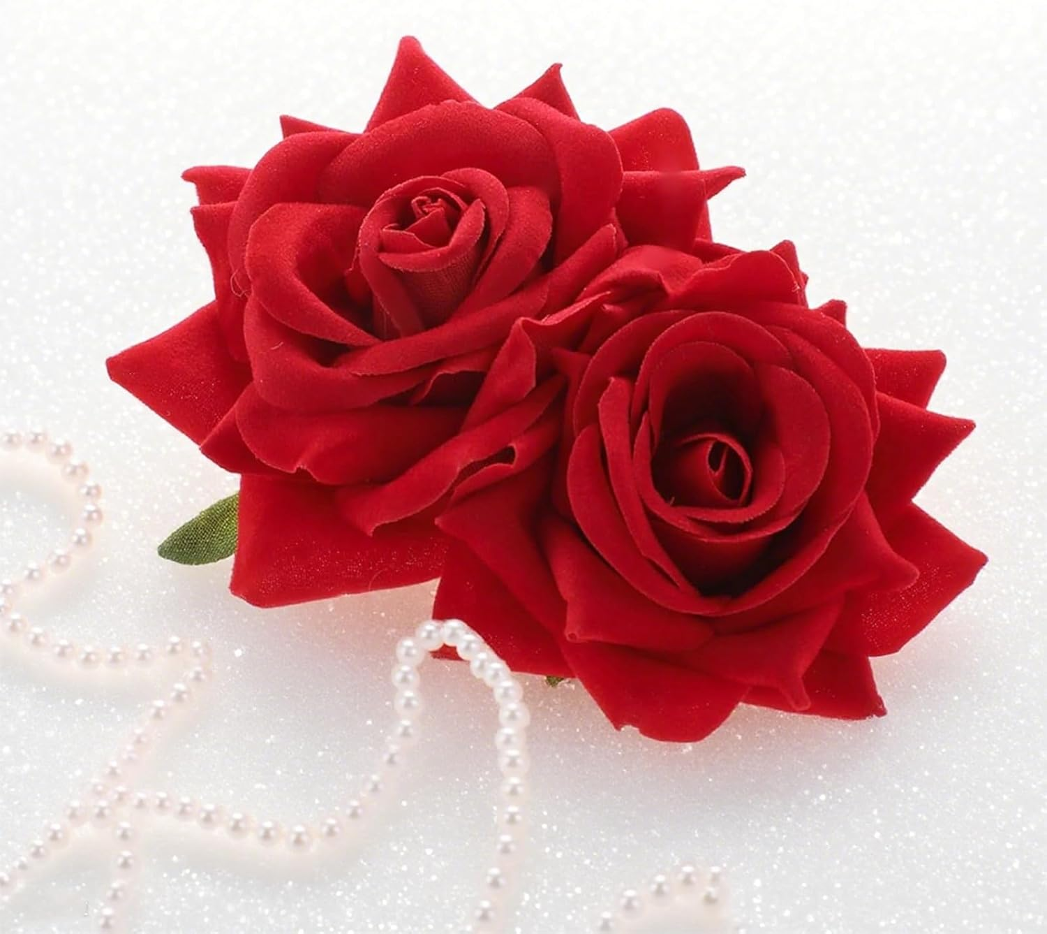 Rose Flower Hair Clips, Elegant Hairpins- Ideal for Women at Wedding Party, Mother'S Day, Suitable for Bridesmaids, Flamenco Dancers image number 4