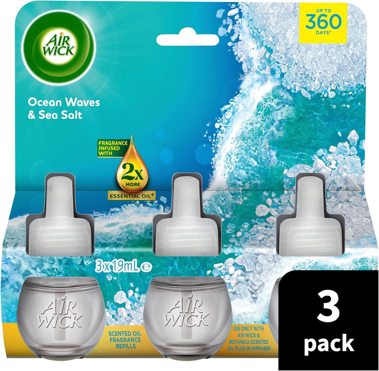 Air Wick Ocean Waves & Sea Salt Plug-In Triple Refill