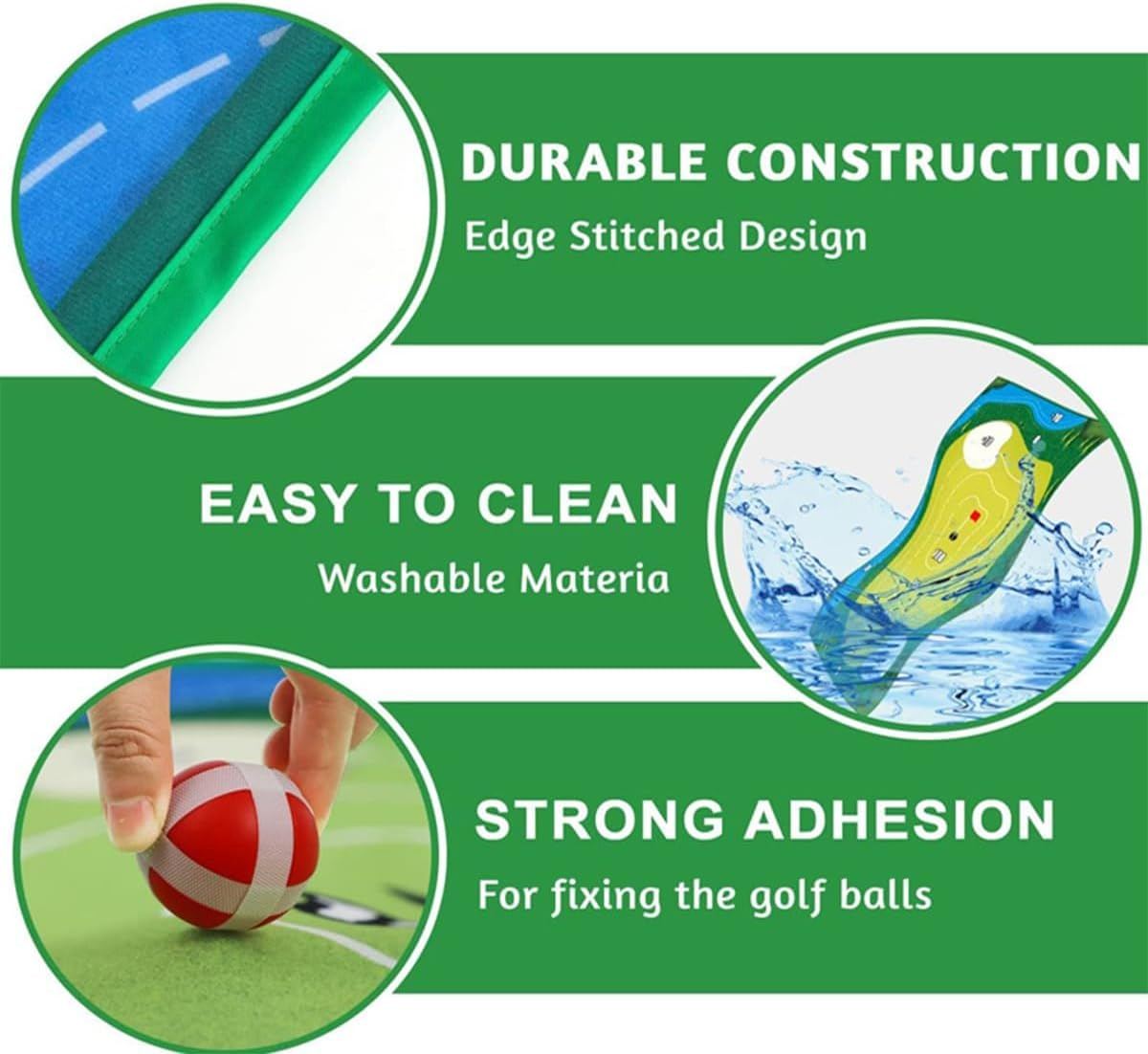 Namvo Set for Full Swing Sports, Golf Chip off Challenge Chip and Stick Game, Battle Royale Golf Game with Premium Golf Chipping Mat, Sticky Balls - Indoor and Outdoor Play image number 4