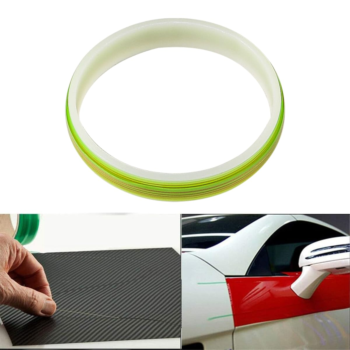 2Roll Tape for Vinyl Car Wrap 5M Vinyl Wrap Tool Kit for Car Wrapping Vinyl Film Cutting Lines and Decorative Strips image number 3