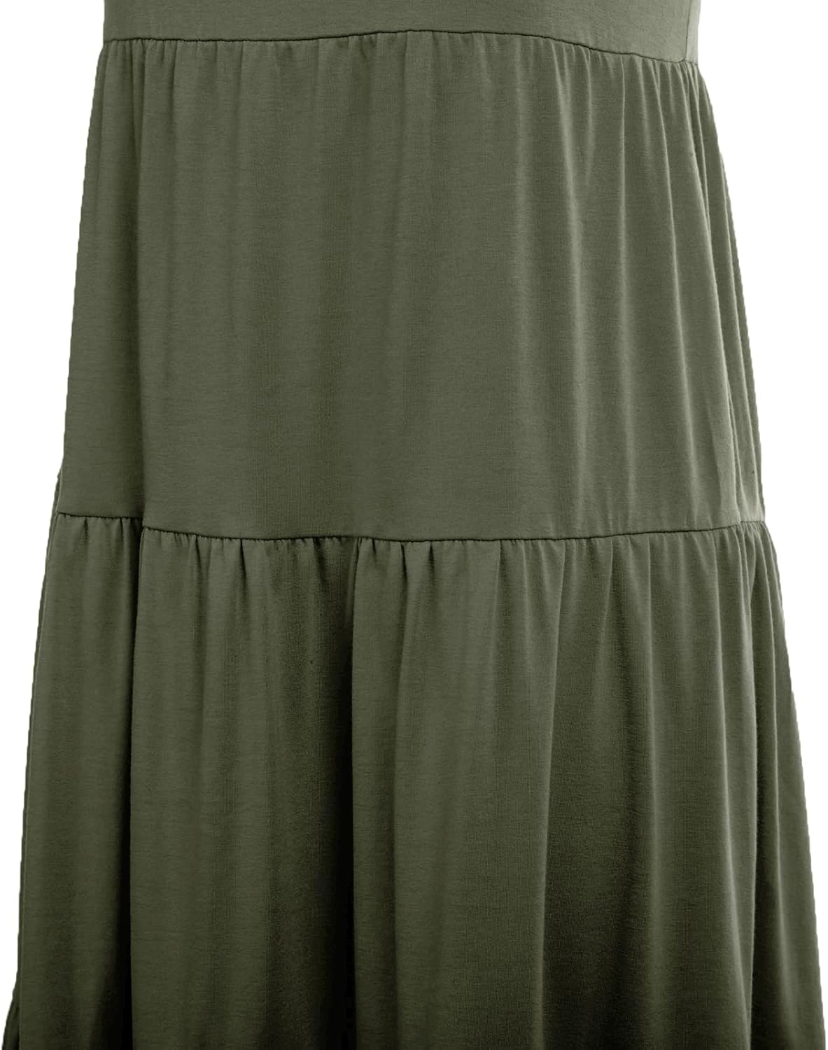 Womens Flutter Short Sleeve Smocked Tiered Nursing Dress for Breastfeeding image number 5