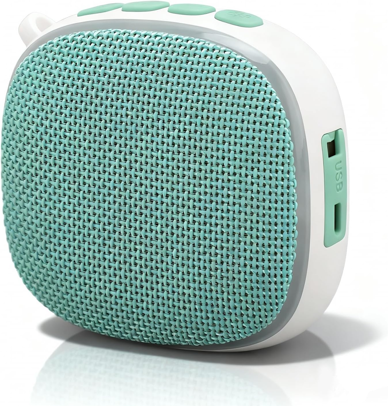 Magnetic Bluetooth Speaker, IPX5 Waterproof Portable Small Golf Speaker with RGB Light, Support TF Card, Built in Mic, for Shower, Outdoor (Black)