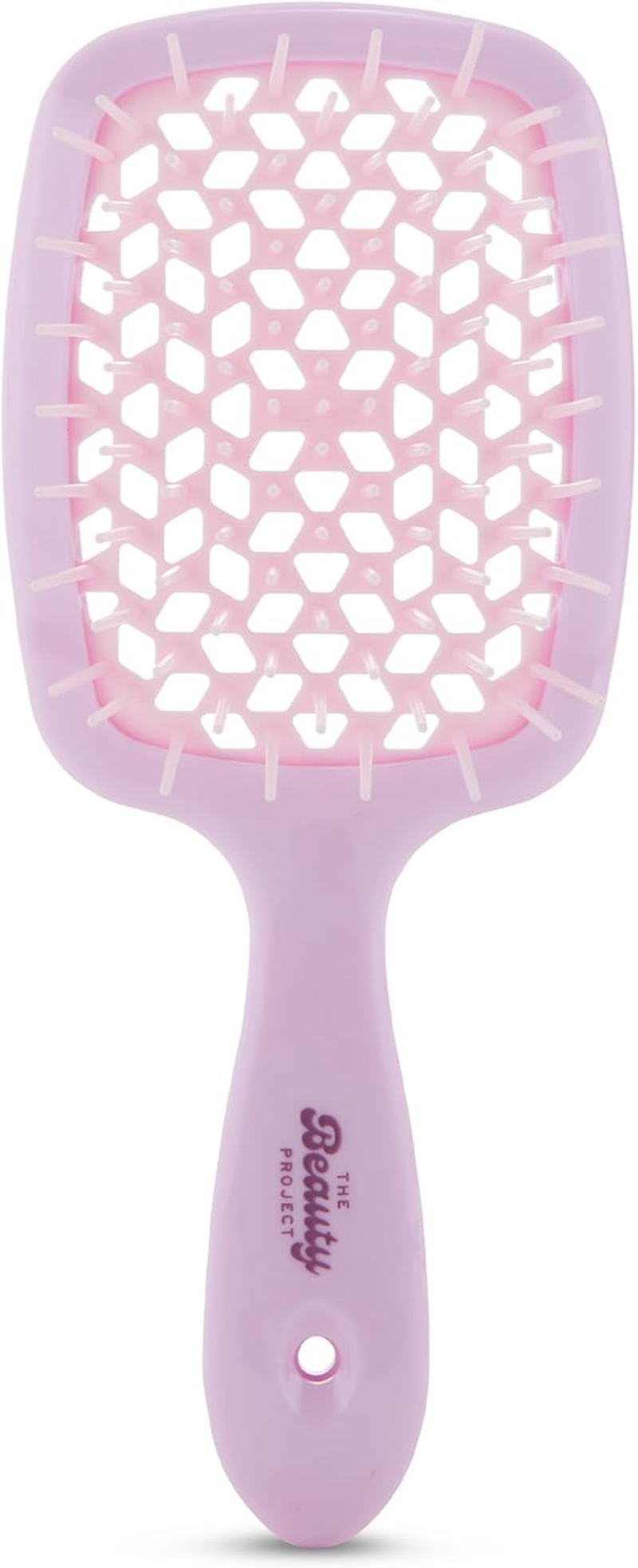 Detangling Brush for All Wet or Dry Hair Types - Pain-Free Brushing, Vented Hair Brush - Lightweight Handle with Extreme Flex to Contour to Scalp (Amethyst)