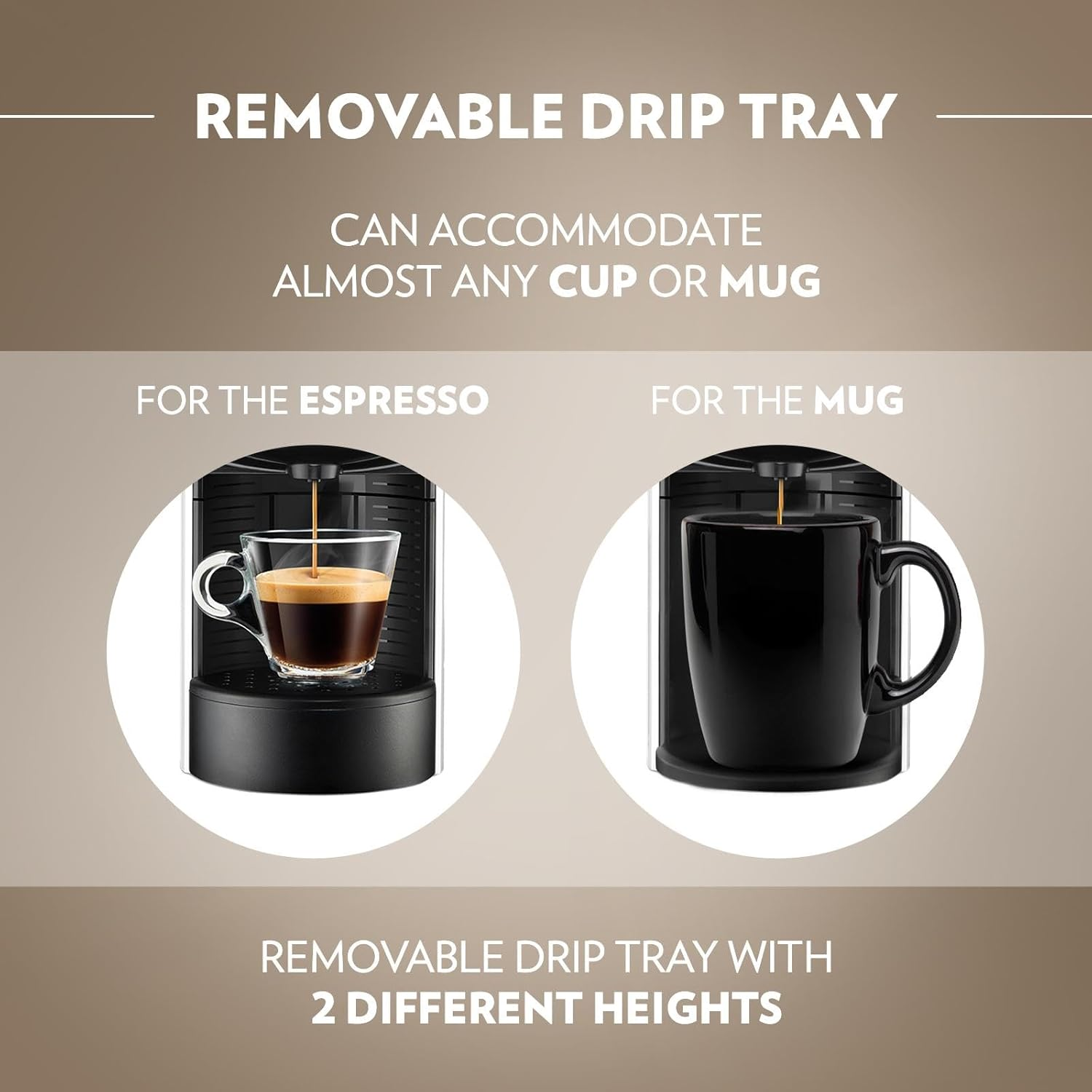 Lavazza, a Modo Mio Jolie EVO, Coffee Capsules Machine Made from 36% Recycled Plastic, with 64 a Modo Mio Coffee Pods, Espresso Intenso and Delizioso, 1250 W, 220&ndash;240 V, 50&ndash;60 Hz, White image number 6