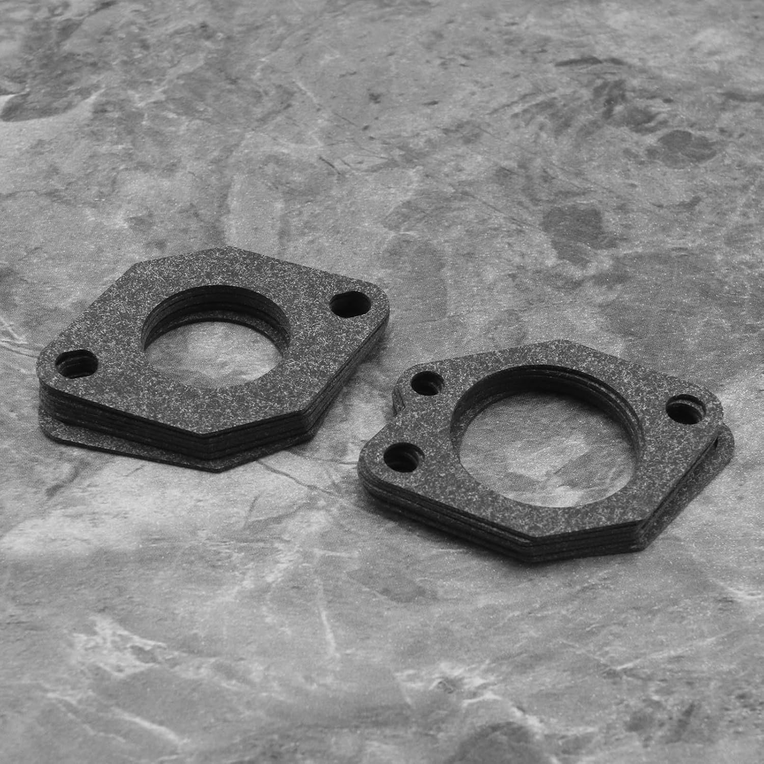 Ecsing 12Pcs Carburetor Base Gasket Compatible with Kawasaki FE290 FE350 Engine Gas DS Precedent Turf Carryall Industrial Carts Carb 1016438/1016439/1016440/1016441 image number 2